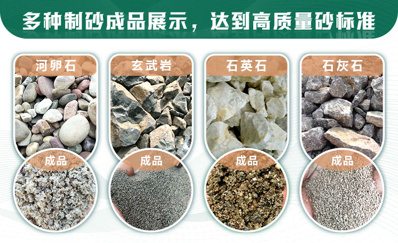 什么樣的石頭適合制砂？制沙生產(chǎn)線如何配置？